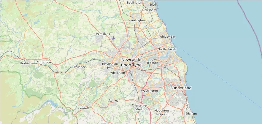 Map of the Newcastle area we cover